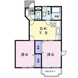 ピュアスペ－スの物件間取画像